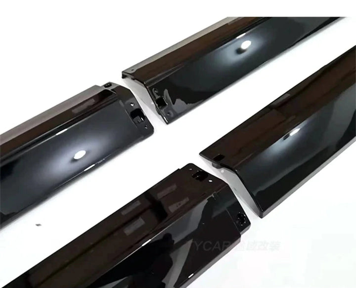 Side Skirt Flank Trim Cover Protector - Carbon Fiber Pattern ABS Body Kit for 2017-2023 Tesla Model 3/Model Y at Ludicrous EV.