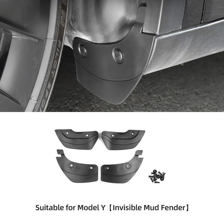 Invisible Mud Fenders for Tesla Model Y 2020-2024 is available at Ludicrous EV.