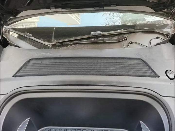 Under-Seat Air Vent Protection Mesh for Tesla Model 3/Y is available at Ludicrous EV.