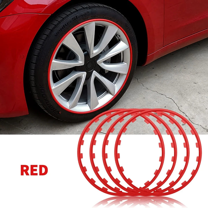 Rims Guard Strips/Wheel Hub Protection Ring for Tesla Model 3/Model Y/Model S/Model X is available at Ludicrous EV.
