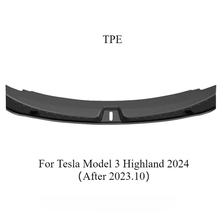 TPE Trunk Threshold Strip for Tesla Model 3 Highland 2024 is available at Ludicrous EV.