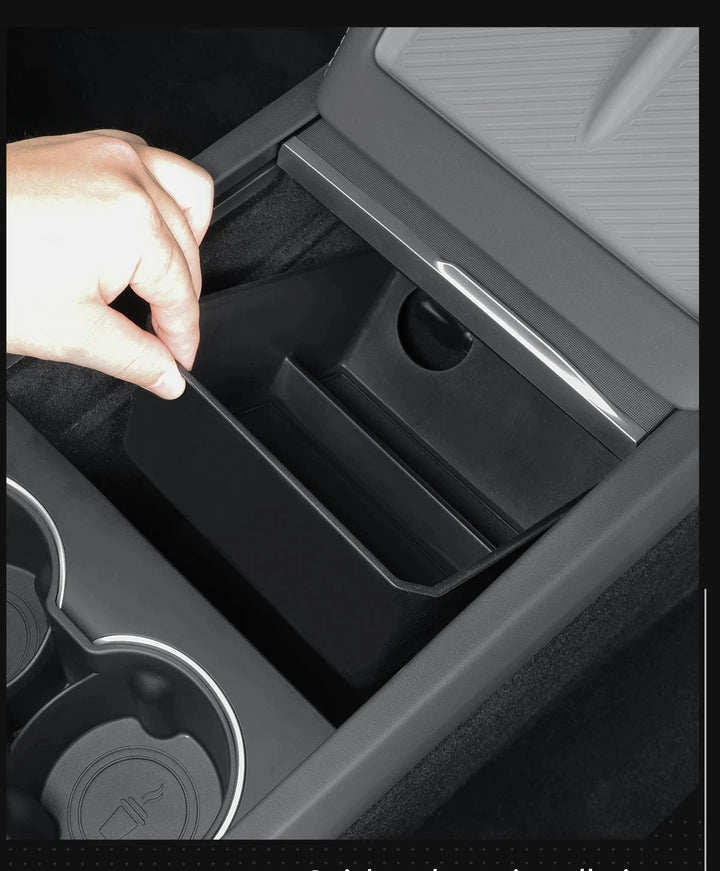 Central Console Lower Layer Organizer Tray for Tesla Model 3 Highland 2024 is available at Ludicrous EV.