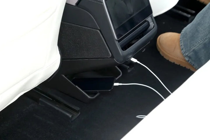 Protective Under Seat Storage Box/Anti-Kick Plates for Tesla Model 3 Highland 2024