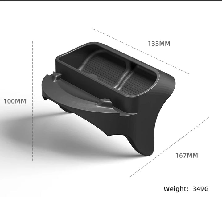 Car Mounted Sunglasses Organizer for Tesla Model Y 2024 is available at Ludicrous EV.