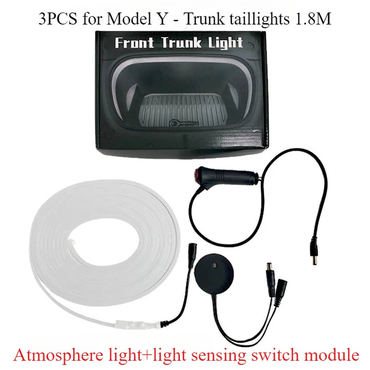 LED Trunk Light Strip for Tesla Model 3/Model Y 2021-2023 is available at Ludicrous EV.
