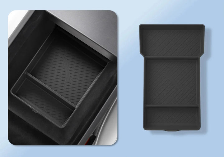 Center Console/Wireless Charging Silicon Inserts For Tesla Model 3 Highland (2024+) is available at Ludicrous EV.