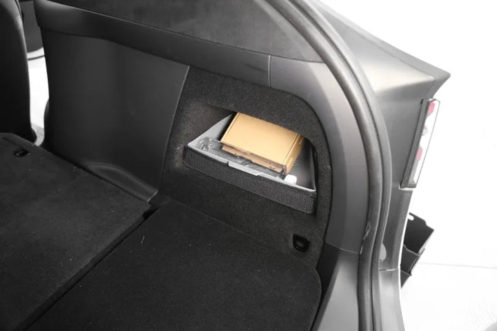 3Pcs Set Silicone Trunk Side Storage Partition for Tesla Model X (2023) is available at Ludicrous EV.