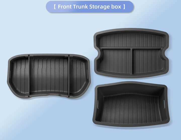 Front & Rear Trunk Organizer For Tesla Model 3 Highland 2024 is available at Ludicrous EV.