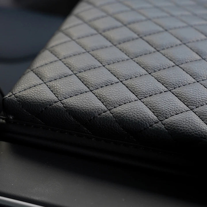 Scratch-Proof Armrest Box Cover Compatible with Tesla Model 3/Ywhich is available at Ludicrous EV.