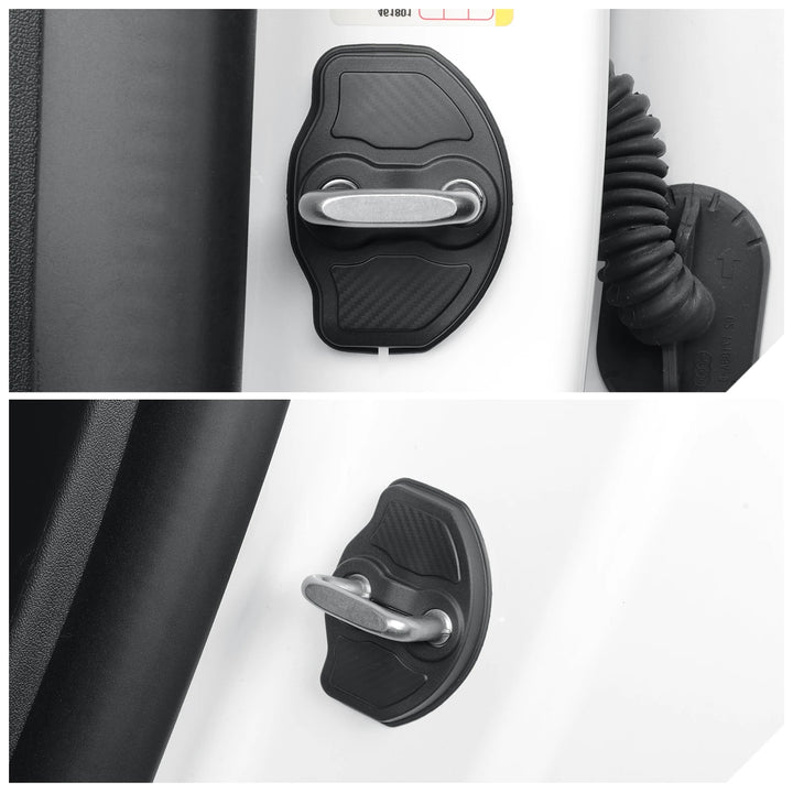 4Pcs Car Door Lock Protection Cap For Tesla Model Y/3 2023-2024 is available at Ludicrous EV.
