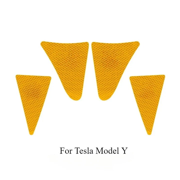 Reflective Warning Stickers for Tesla Model 3/Model Y/Model 3+ Highland is available at Ludicrous EV.
