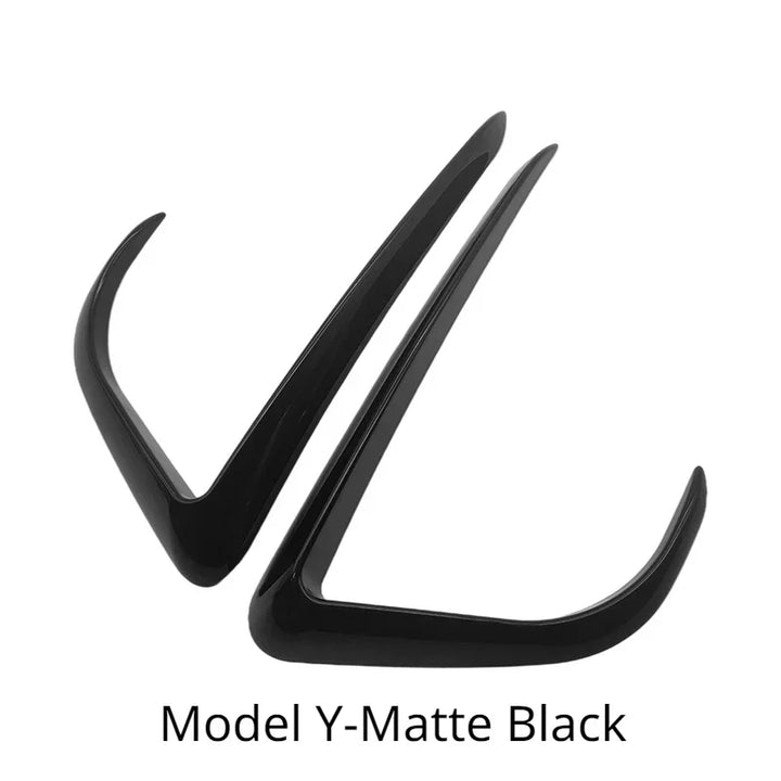 Front Bumper Wind Knife & Fog Lamp Trim for Tesla Model 3/Model Y (2017-2023) is available at Ludicrous EV.
