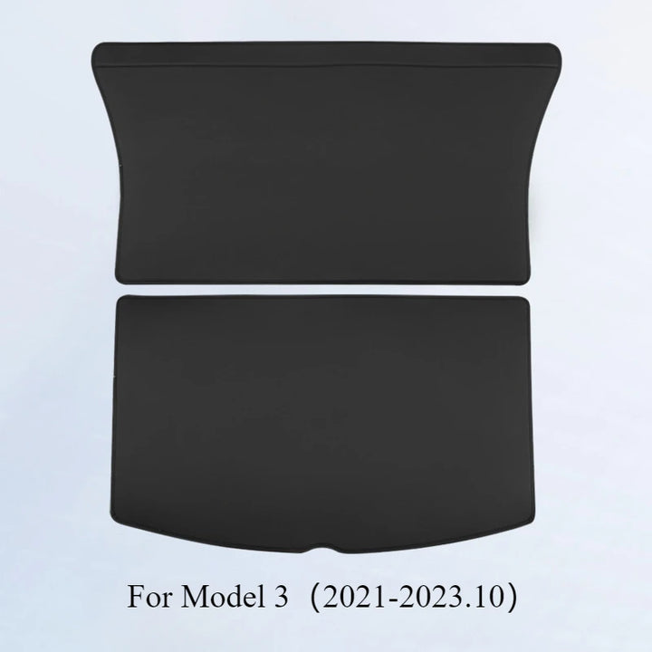 Leather Trunk Protection Pads for Tesla Model 3/Model Y (2021-2024) is available at Ludicrous EV.