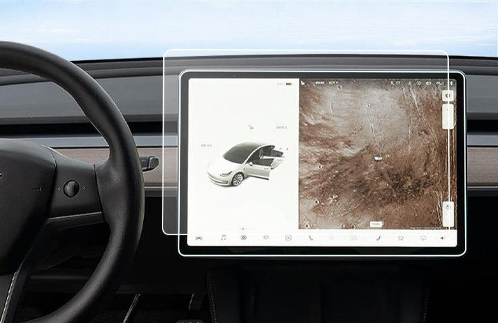 Central Control/Rear Row Screen Protector for Tesla Model 3 Highland 2024 is available at Ludicrous EV.