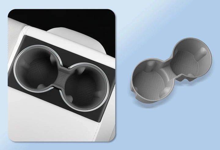 Complete Water Cup Holder Set for Tesla Model 3 Highland 2024 is available at Ludicrous EV.
