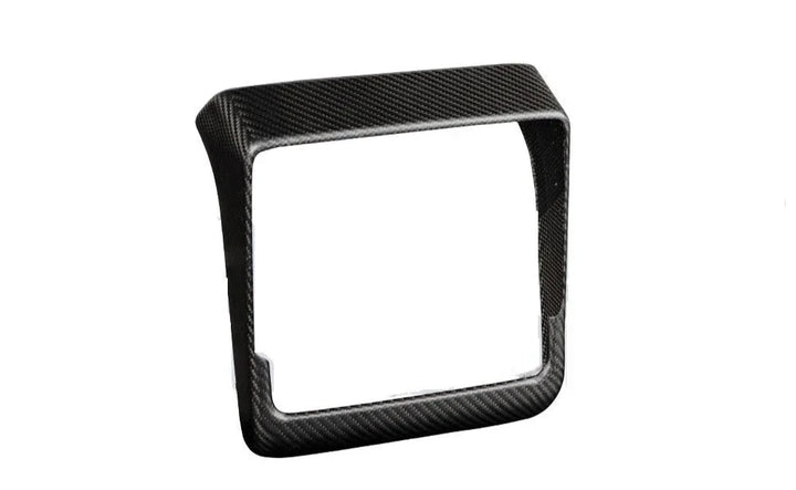 Real Carbon Fiber Rear Air Outlet Frame Cover for Tesla Model 3+ which is available at Ludicrous EV.