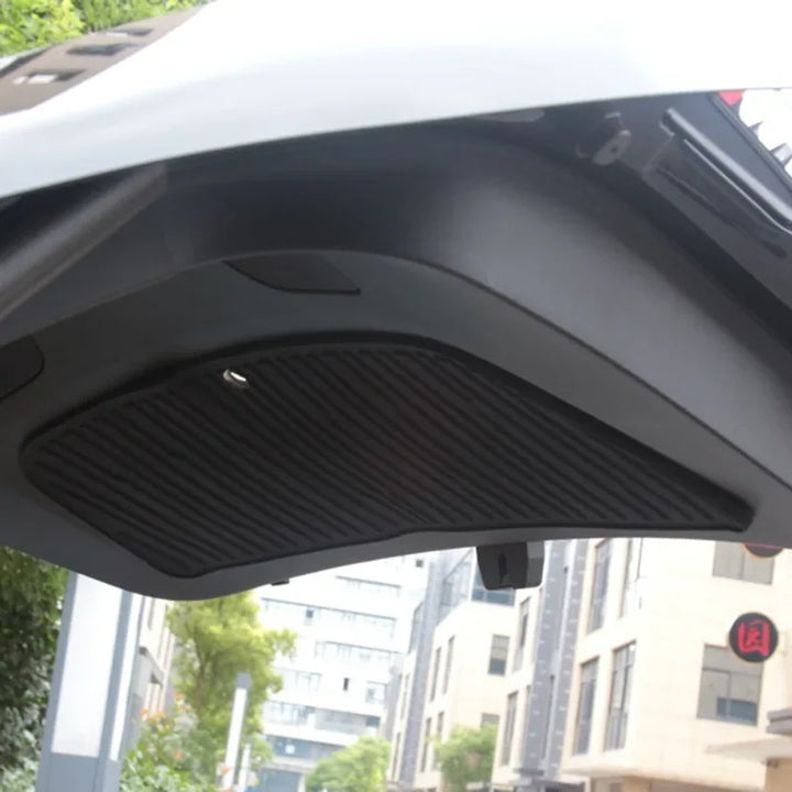 Waterproof TPE Rear Trunk Tailgate Protective Pad for Tesla Model Y is available at Ludicrous EV.
