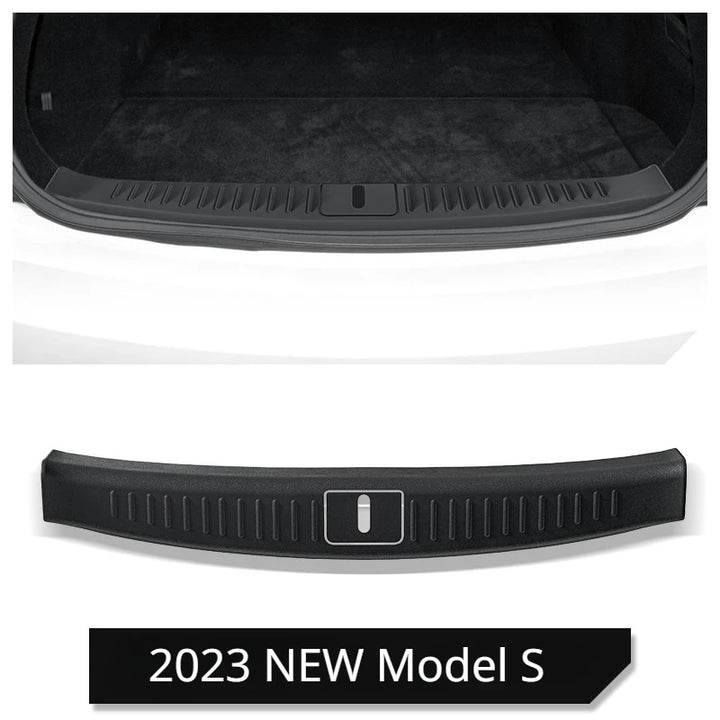 TPE Rear Trunk Door Sill Guard Strip for Tesla Model X/Model S 2023-2024 is available at Ludicrous EV.