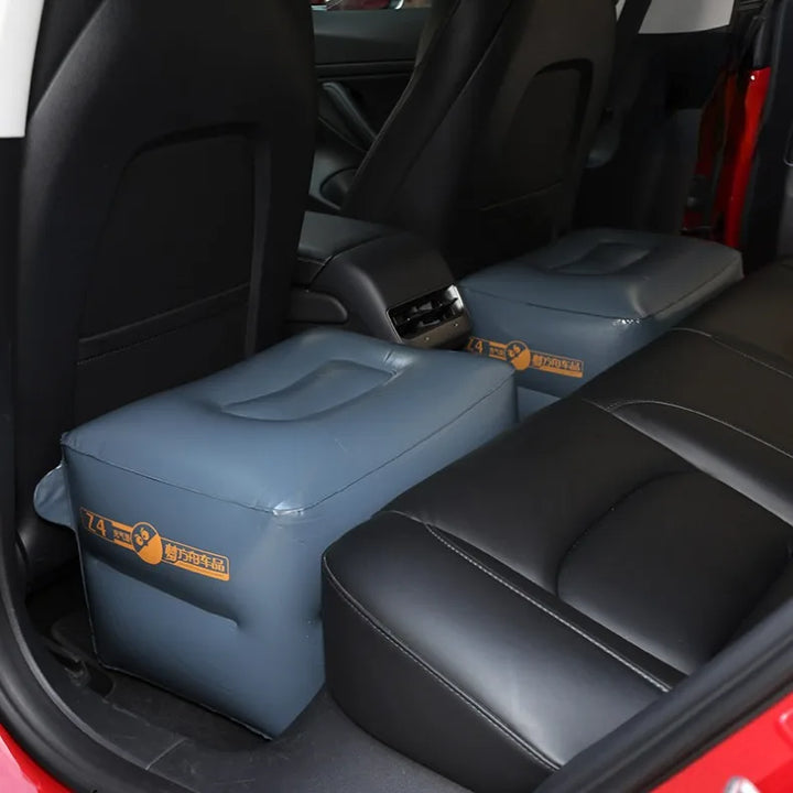 Universal Rear Seat Inflatable Car Travel Bed Air Mattress for Back Seat Gap (2017-2024) is available at Ludicrous EV.