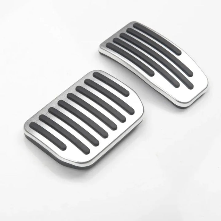 Aluminum Alloy Anti-Skid Pedal Covers for 2021-2024 Tesla Model 3/Y/3+ which is available at Ludicrous EV.