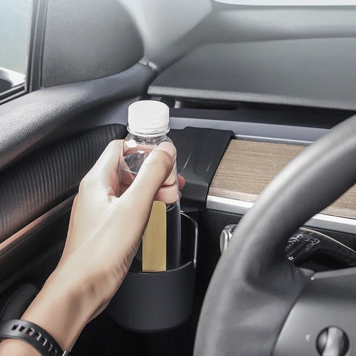 Dashboard Cup Holder & Phone Organizer Left Storage Box Center Console for Tesla Model 3/Model Y is available at Ludicrous EV.