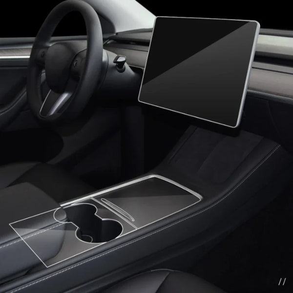 TPU Central Control Protective Film for Tesla Model 3/Model Y (2021-2024) is available at Ludicrous EV.
