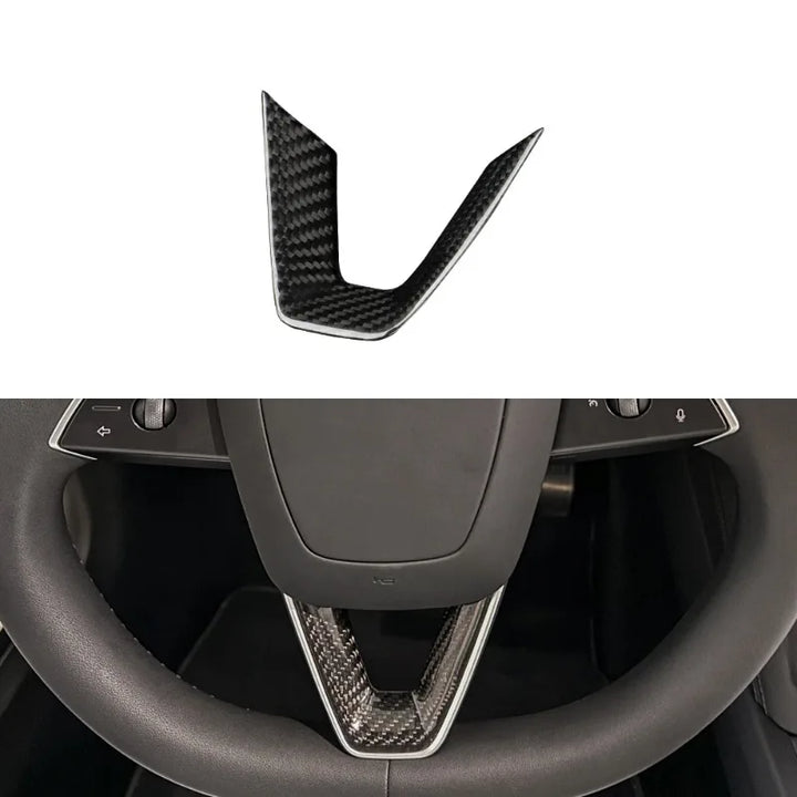 Steering Wheel U-shaped Protective Cover for Tesla Model 3+ Highland is available at Ludicrous EV.