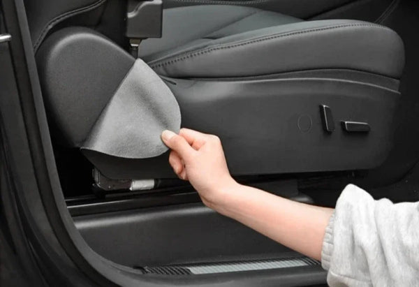 Leather Anti-Kick Seat Side Protector for Both Sides for Tesla Model 3+ is available at Ludicrous EV.
