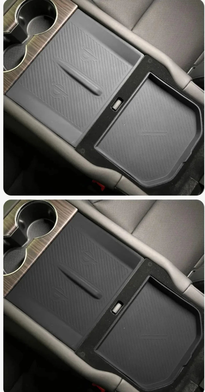 Silicone Center Console Storage Box for Tesla Model X/Model S is available at Ludicrous EV.
