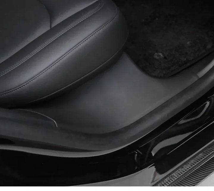 Rear Door Sill Protective Pads for Tesla Model Y is available at Ludicrous EV.