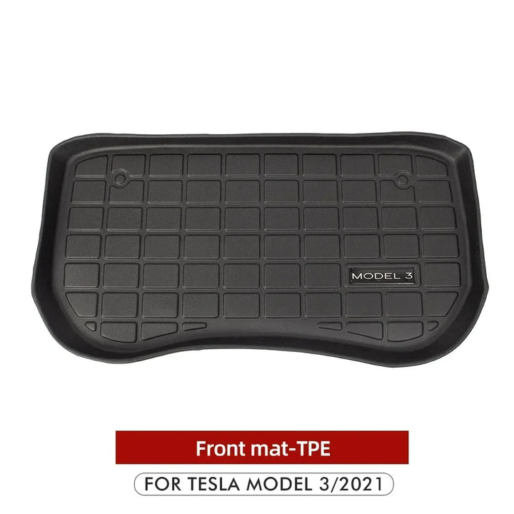 TPE Floor and Trunk Mats for Tesla Model 3/Model Y is available at Ludicrous EV.