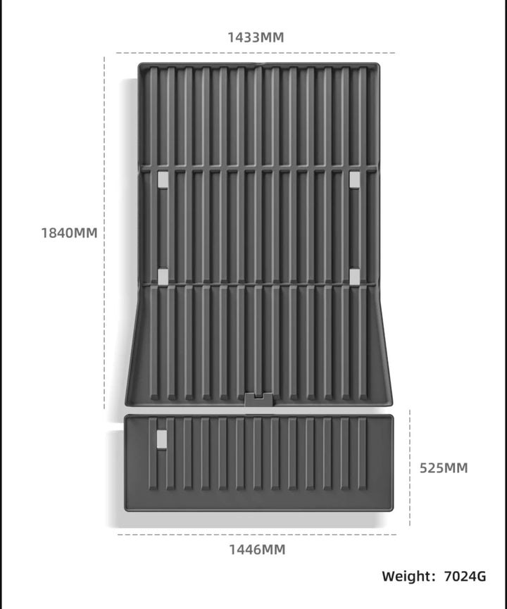 Waterproof & Non-Slip TPE Floor Mats For Tesla Cybertruck is available at Ludicrous EV.