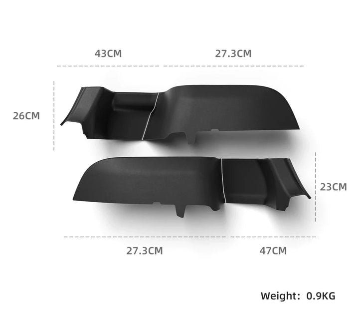 Rear Trunk Side Anti-Kick Pad Full Coverage Protection Kit For Tesla Model Y 2024 is available at Ludicrous EV.