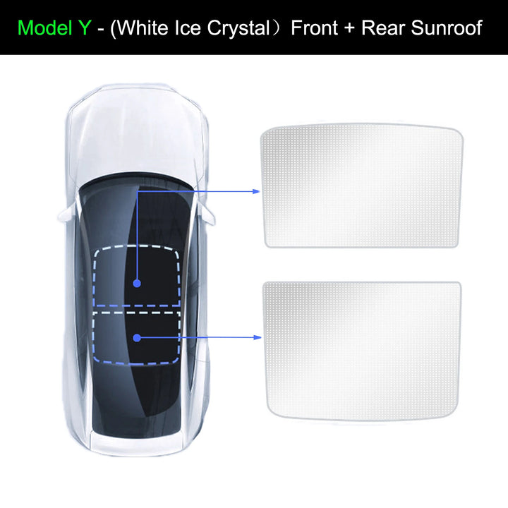 Privacy Sun Shade for Tesla Model 3 Y Custom-Fit Car Side Window Sunshade Blind Shading for Camping Hiking Rest Accessories is available at Ludicrous EV.