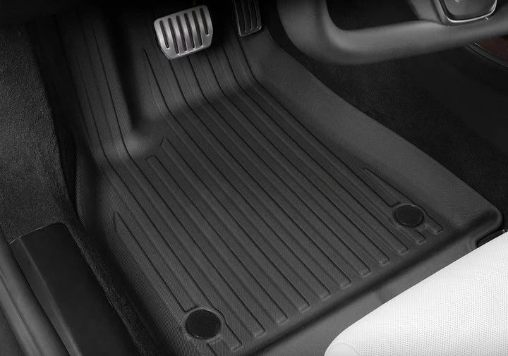 TPE Fully Coverage Floor Mats & Non-Slip Foot Pads For Tesla Model S 2024 is available at Ludicrous EV.