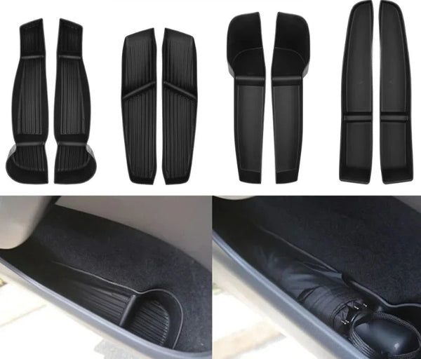 Car Door Side Storage Box for Tesla Model 3 Y Door Handle Armrest Umbrella Tray Organizer Front Rear Door Storage Accessories