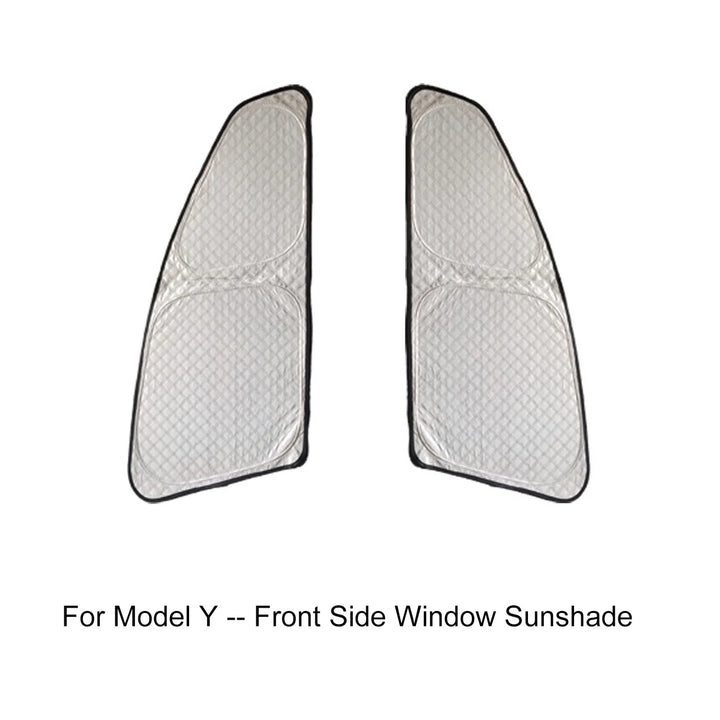 Windshield Sunshade Cover Side Window Blind Shading for Tesla Model Y 2024 is available at Ludicrous EV.