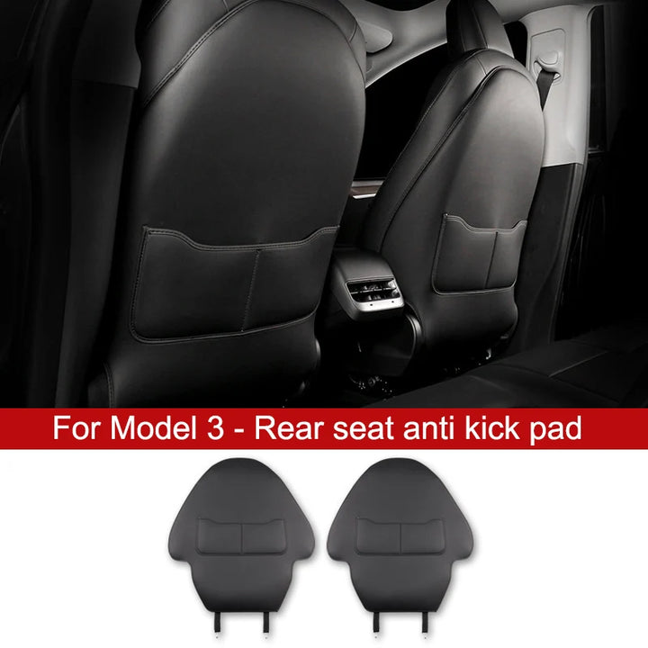 Seat Back Protector with Pocket for Tesla Model Y/3 is available at Ludicrous EV.