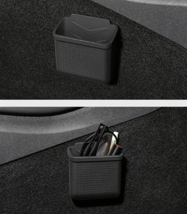 Stick-on Storage Box for Tesla Model 3/Model Y/Model S/Model X is available at Ludicrous EV.