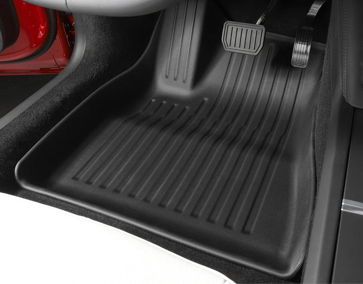 TPE Waterproof Floor Mats & Foot Pad Set For Tesla Model 3 Highland 2024 is available at Ludicrous EV.
