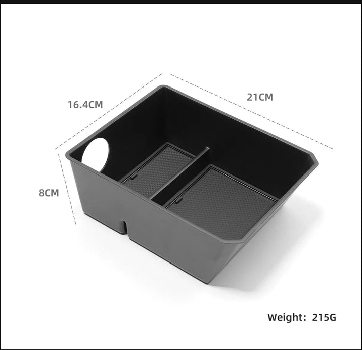 Central Console Lower Layer Organizer Tray for Tesla Model 3 Highland 2024 is available at Ludicrous EV.