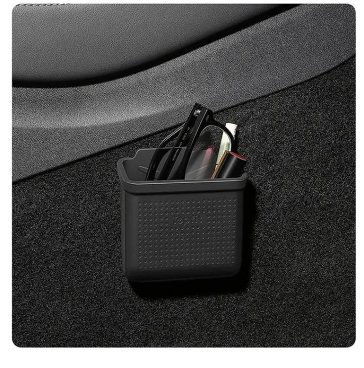 Stick-on Storage Box for Tesla Model 3/Model Y/Model S/Model X is available at Ludicrous EV.