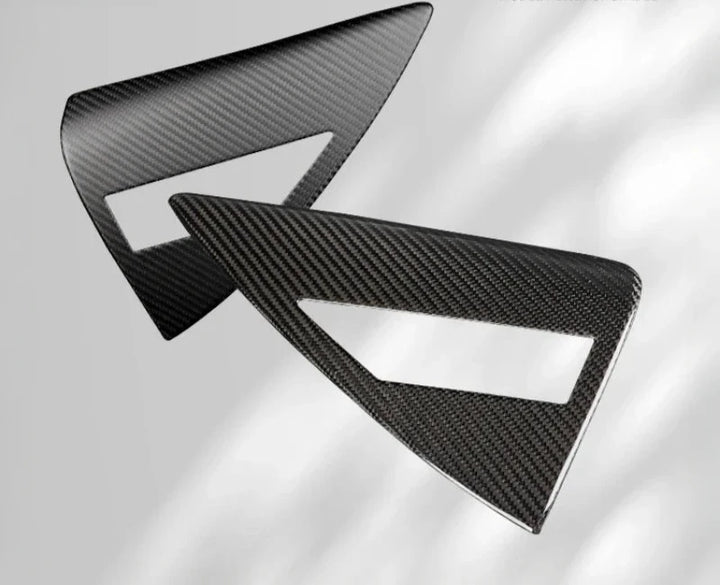 Real Carbon Fiber Charging Cover Shell for Tesla Model 3/Model Y/Model 3+ Highland 2024  is available at Ludicrous EV.