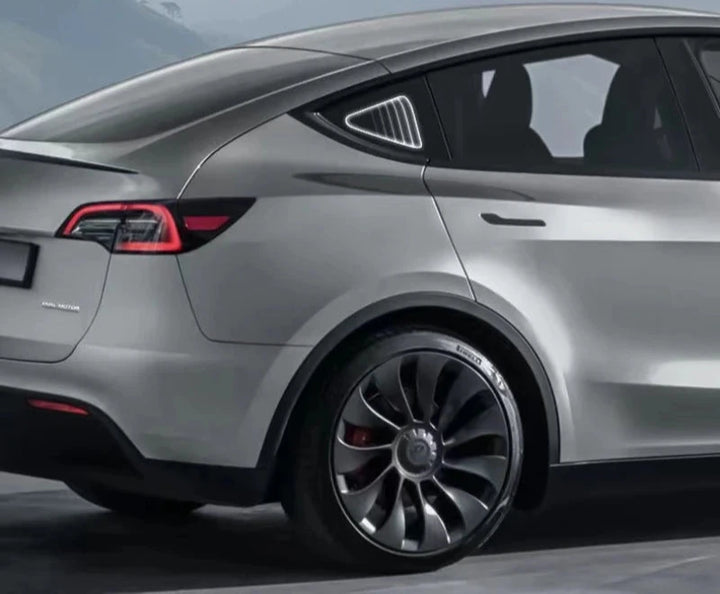 Triangle Window Atmosphere Lights for Tesla Model Y 2021-2023 at Ludicrous EV.
