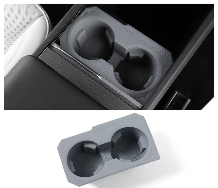 Car Interior Silicone Cup Holder Storage Box Central Control Drink Organizer for Tesla Model 3 Highland 2024 is available at Ludicrous EV.
