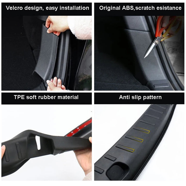 TPE Trunk Protective Pad/ABS Side Fender Covers for Tesla Model Y 2024 is available at Ludicrous EV.