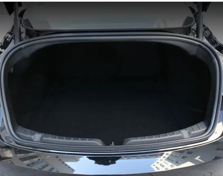 Anti-Scratch Trunk Threshold Sill Protector for Tesla Model 3 2024 is available at Ludicrous EV.