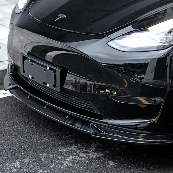 Bumper Lip Chin Diffuser & Spoiler Deflector Body Kit For Tesla Model 3/Y 2017-2023, is available at Ludicrous EV.