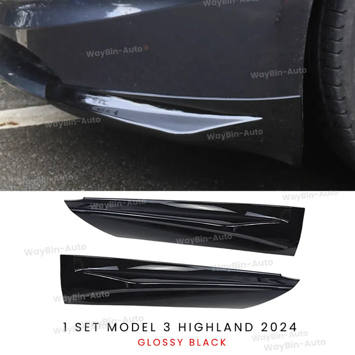 Front Bumper Corner Protector for Tesla Model 3 Highland 2024  is available at Ludicrous EV.
