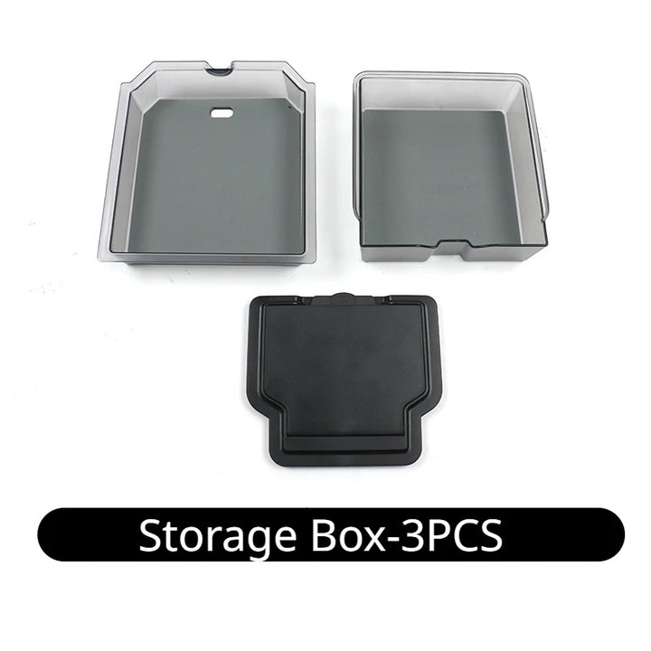 Central Control Storage Box with Silicone Pad for 2024 Tesla Model 3 Highland is available at Ludicrous EV.
